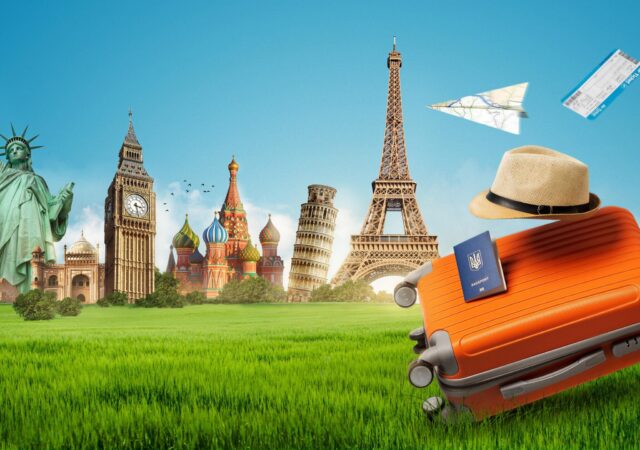 travel-concept-with-landmarks